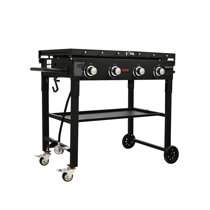 Natural gas clearance flat top grill